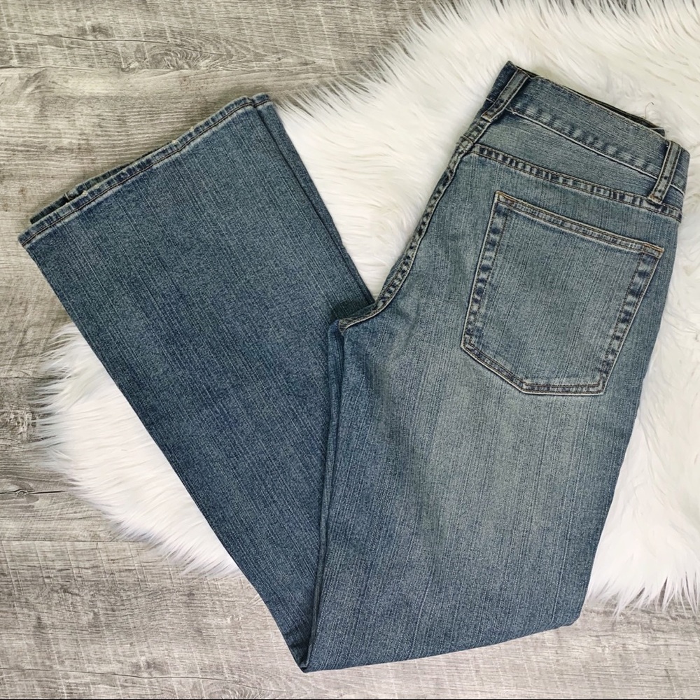 J Crew Factory Flare Medium Wash Jeans